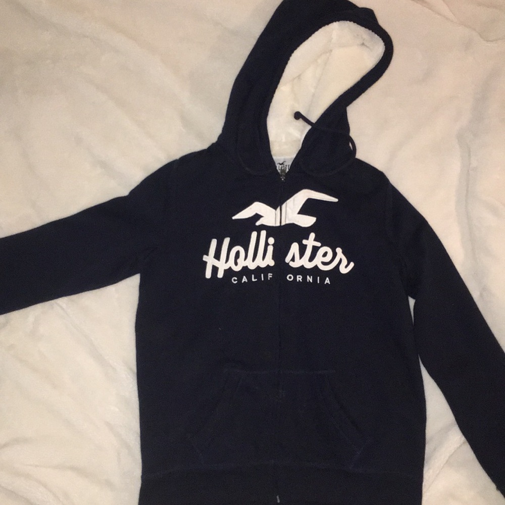 Hollister soft zip up jacket!